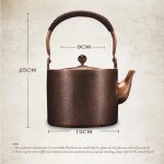 Théière Chinoise 2L en Cuivre