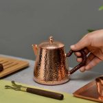 Théière 500ML au design traditionnel en cuivre