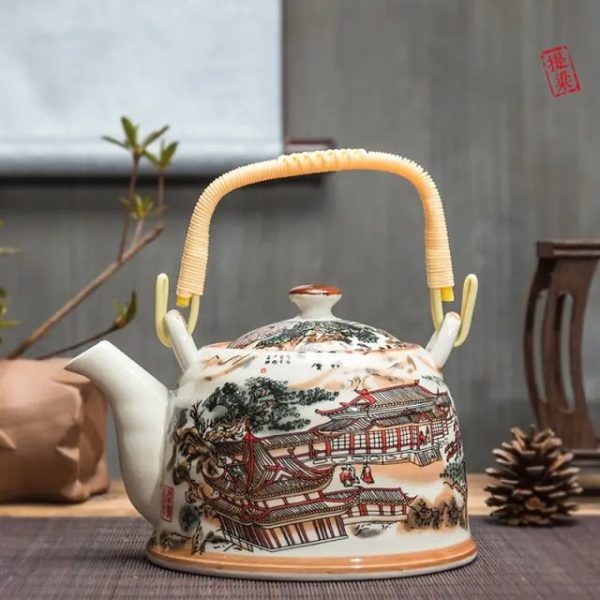 Théière Chinoise en Porcelaine