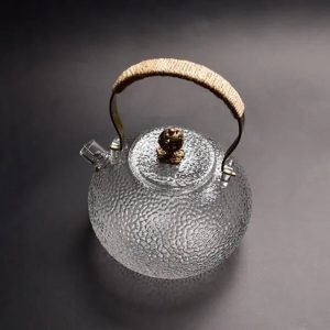 Théière ancienne en verre de 900ML pour infusions