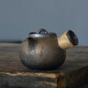 Théière traditionnelle Kyusu pour amateurs de thé
