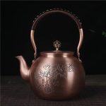 Théière Chinoise Ronde en Cuivre 1.5L