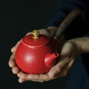 Kyusu céramique 240ML, théière chinoise élégante