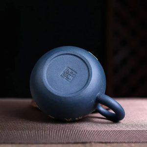Théière chinoise en argile bleue, capacité 230ML
