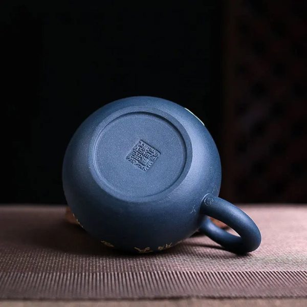 Théière chinoise en argile bleue, capacité 230ML