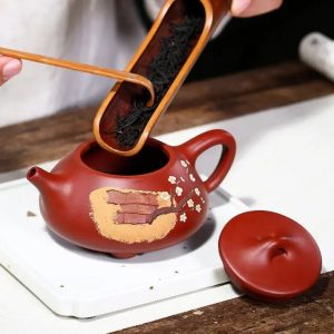 Théière en argile cerisier 230ML pour infusion