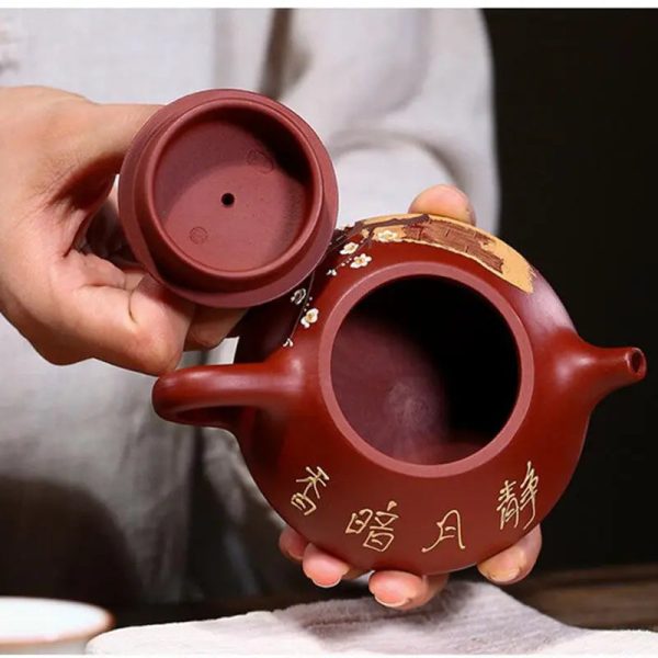 Yixing théière 230ML en argile naturelle