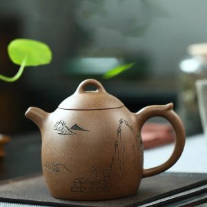 Théière en argile Yixing marron 350ML