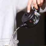 Théière Yixing noire en argile 200ML