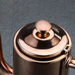 Acier résistant, théière scandinave avec infuseur