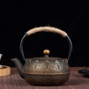 Théière en fonte dorée originale 600ML