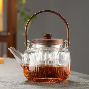 Théière moderne en verre 800ml