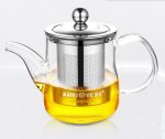 Théière en verre avec infuseur 360ML
