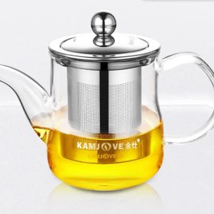 Théière en verre avec infuseur 360ML