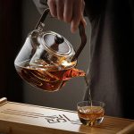 Anse en Bois pour Théière Chinoise en Verre