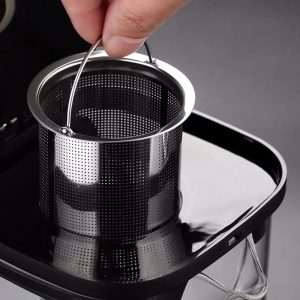 Théière en verre design cube 1L