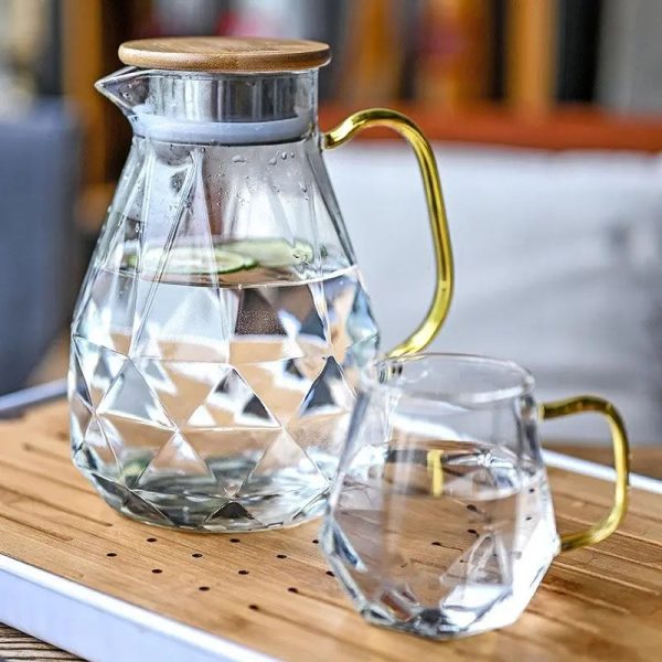 Théière en verre design 1.5L