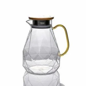 Théière moderne en verre, capacité 1.5L