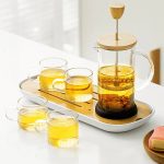 Théière en verre 600ML avec infuseur intégré