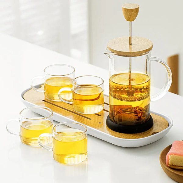 Théière en verre 600ML avec infuseur intégré
