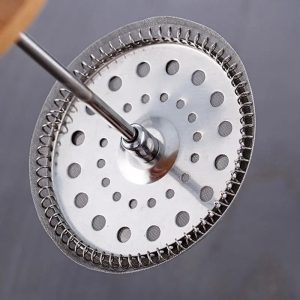 Infuseur à pression pour théière en verre design