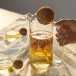 Théière en Verre 250ML au design élégant en liège