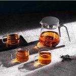 Théière en verre élégante pour infusion