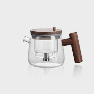 Infuseur à bouton pour théière en verre 400ml