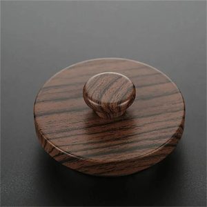 Théière moderne 900ml en verre et bois de qualité