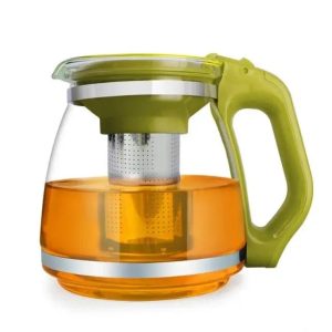 Théière en verre grand format, capacité 1.5L