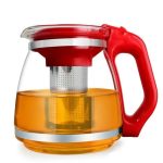 Théière en verre, idéale pour le thé en famille