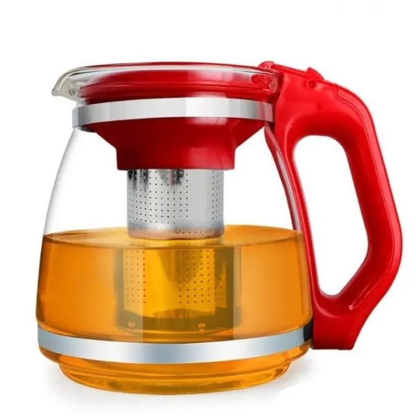 Théière en verre, idéale pour le thé en famille