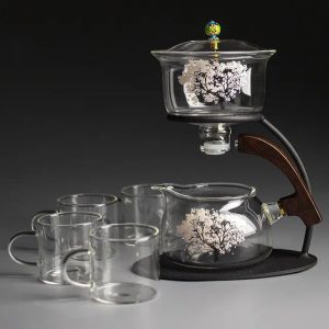 Théière en verre élégante pour infuser vos thés préférés