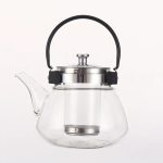 Théière en verre design poire pour infusion