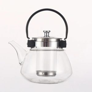 Théière en verre design poire pour infusion