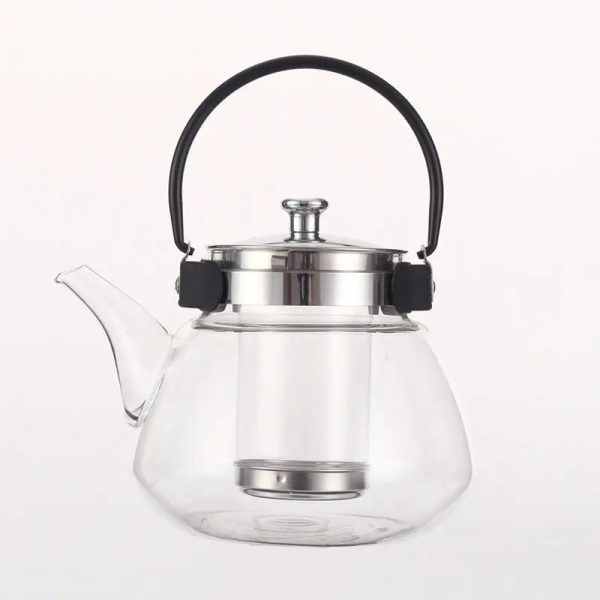 Théière en verre design poire pour infusion