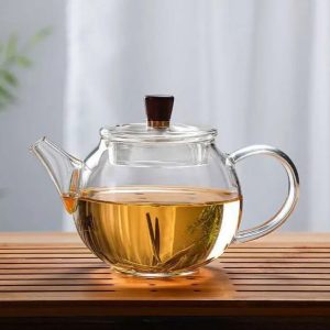 Théière en Verre Ronde 200ml