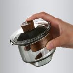 Théière Gaiwan en Verre Luxueuse 230ML