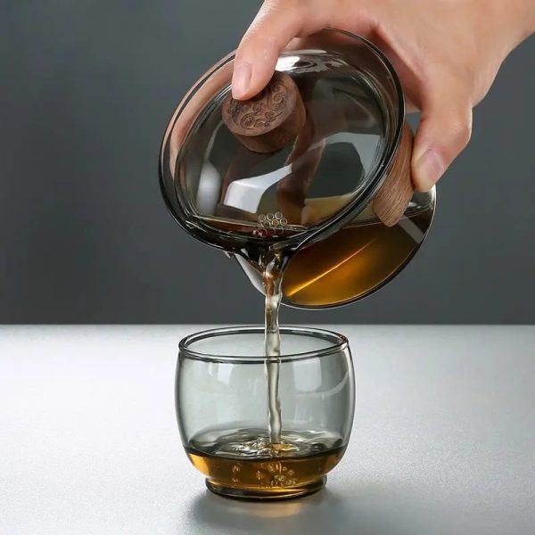 Théière 230ML en verre, idéale pour le thé