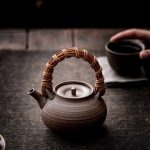 Théière en céramique, capacité 200ml, style traditionnel