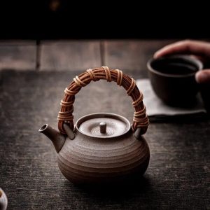 Théière en céramique, capacité 200ml, style traditionnel