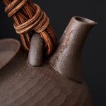 Théière japonaise vintage, poterie artisanale 200ml