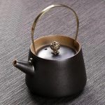 Théière Japonaise en Céramique Noir 210ML
