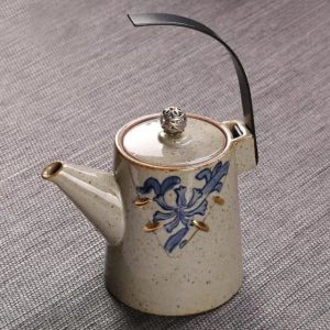 Théière Japonaise en céramique beige 300ML design moderne