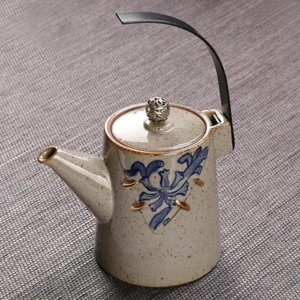 Théière Japonaise en céramique beige 300ML design moderne