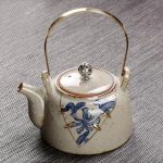 Théière Japonaise en céramique beige 250ML