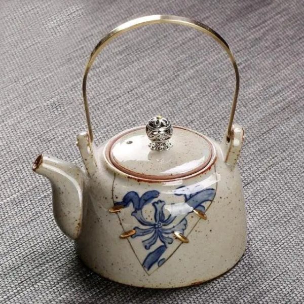 Théière Japonaise en céramique beige 250ML