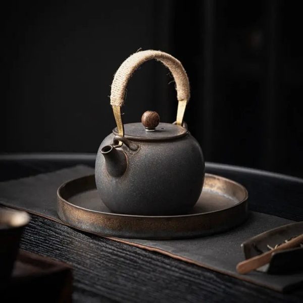 Théière Japonaise en céramique vintage 475ml