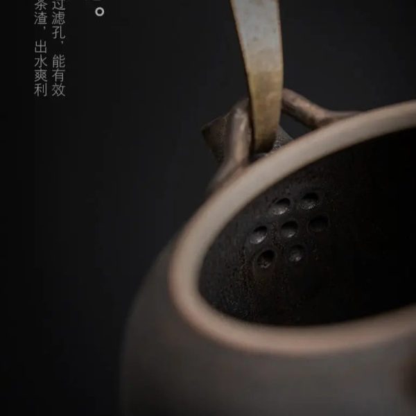 Théière japonaise céramique, 475ml, design classique