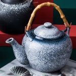 Théière Japonaise en céramique grise 500ML
